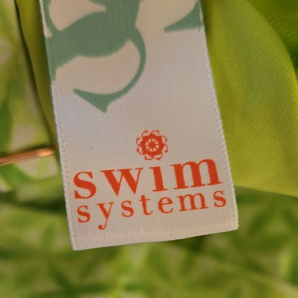 Green Patterned Bikini Top - Picture 5 of 5